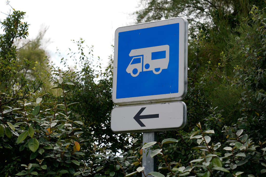 parking autocaravana