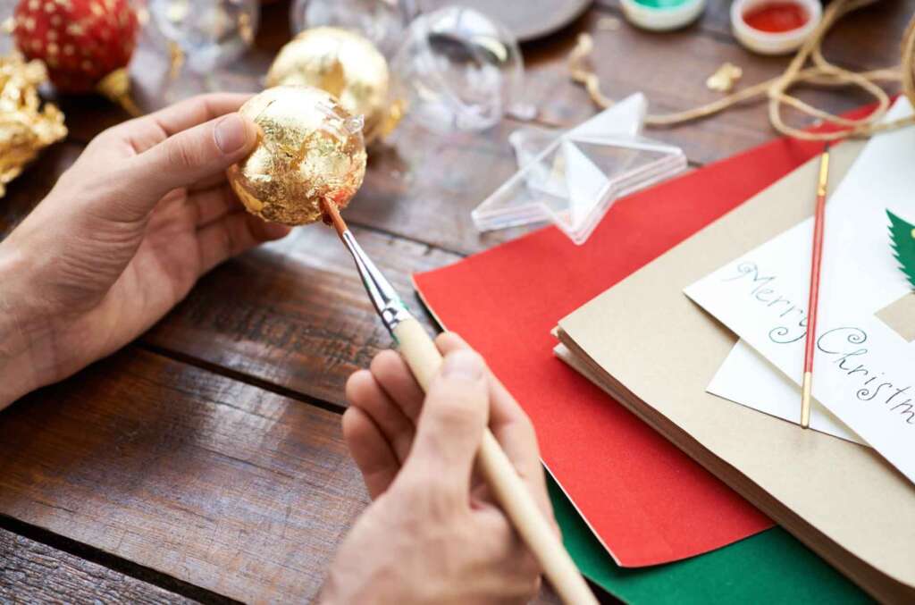 preparativos navideños en autocaravana