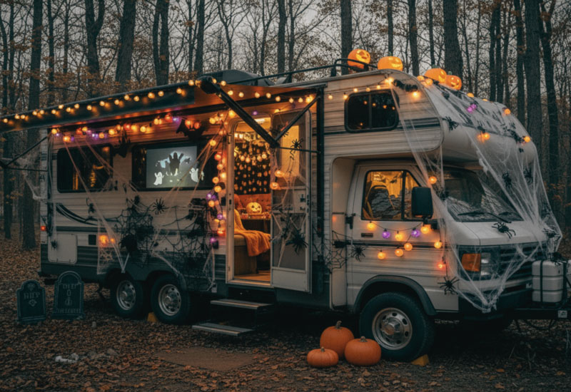 celebrar Halloween en autocaravana
