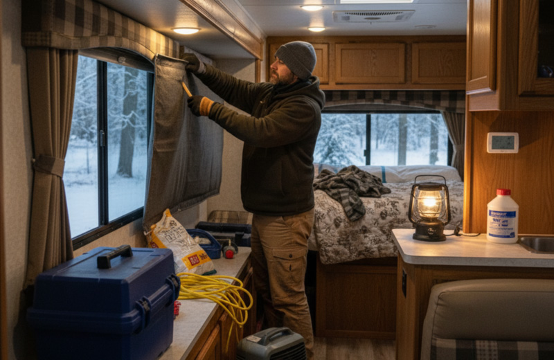 preparar tu autocaravana para el frío